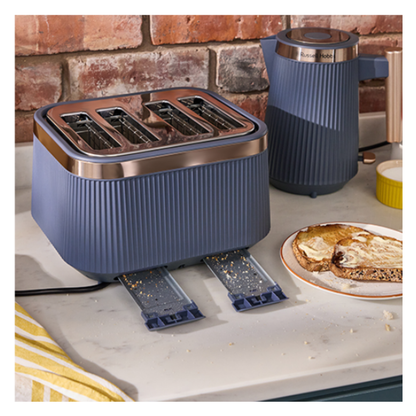 Russell Hobbs Bronte 4 Slice Toaster - Soft Navy