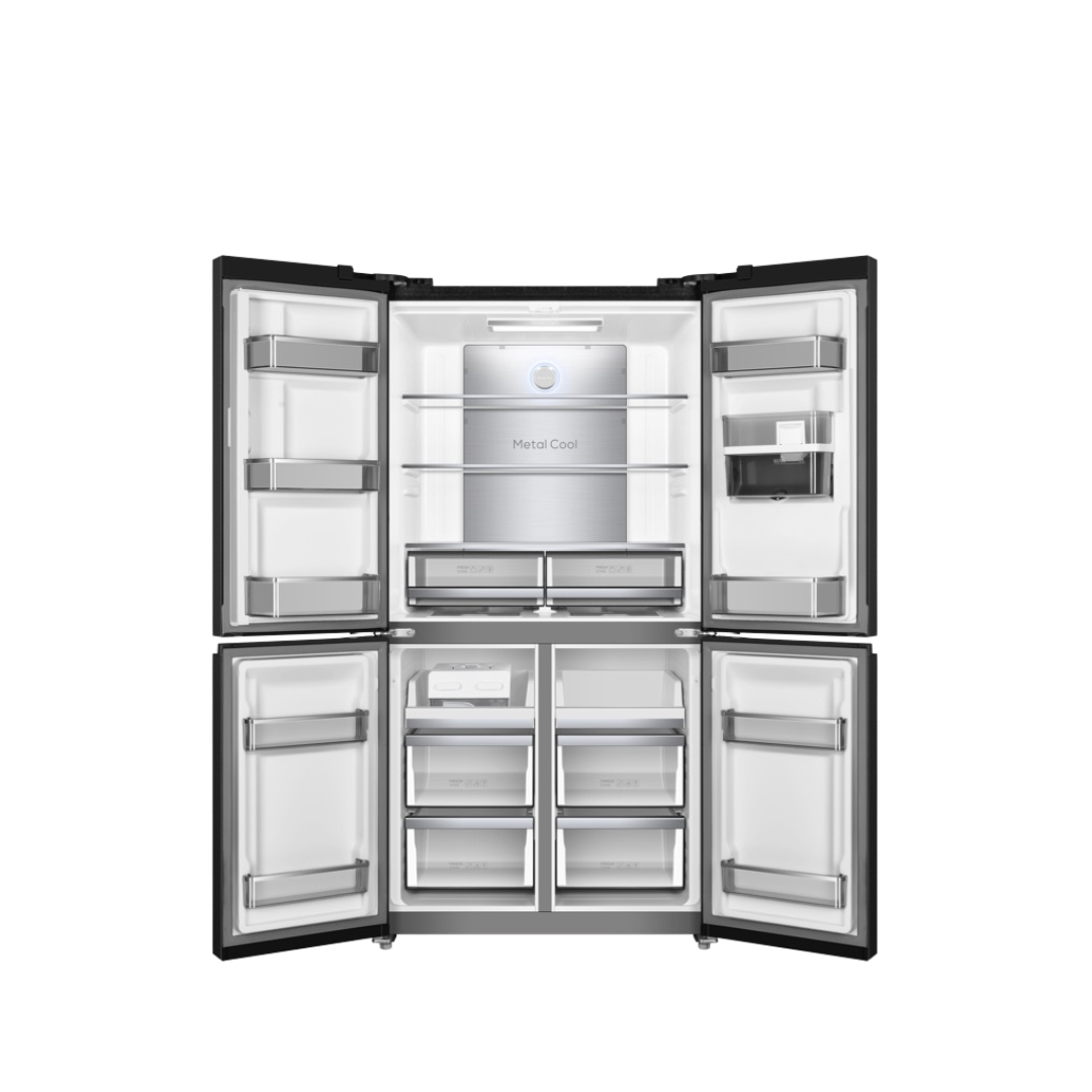 TCL 590L French Door Fridge Matte Black