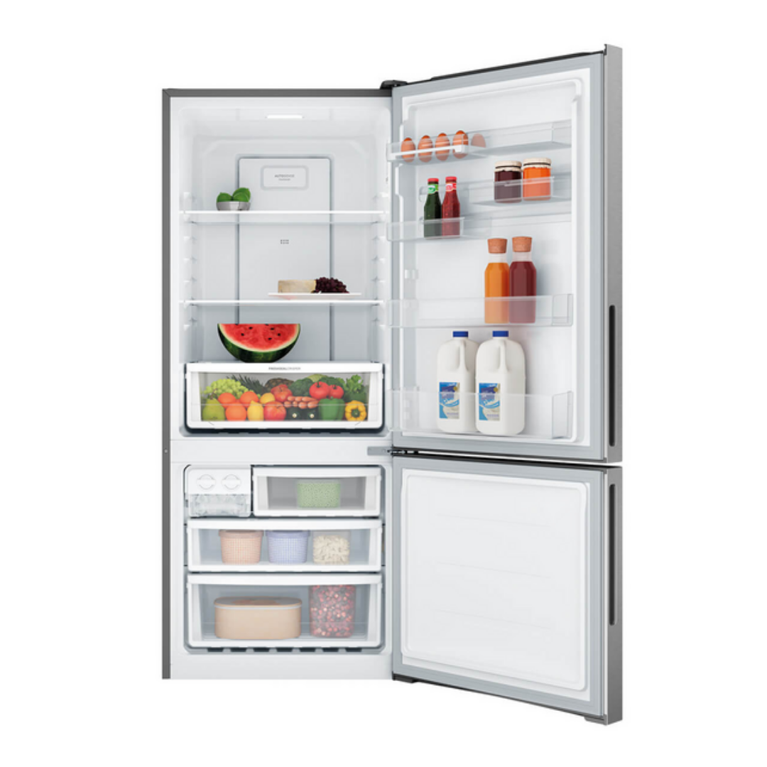 Westinghouse 425L Bottom Mount Fridge with AutoSense Silver