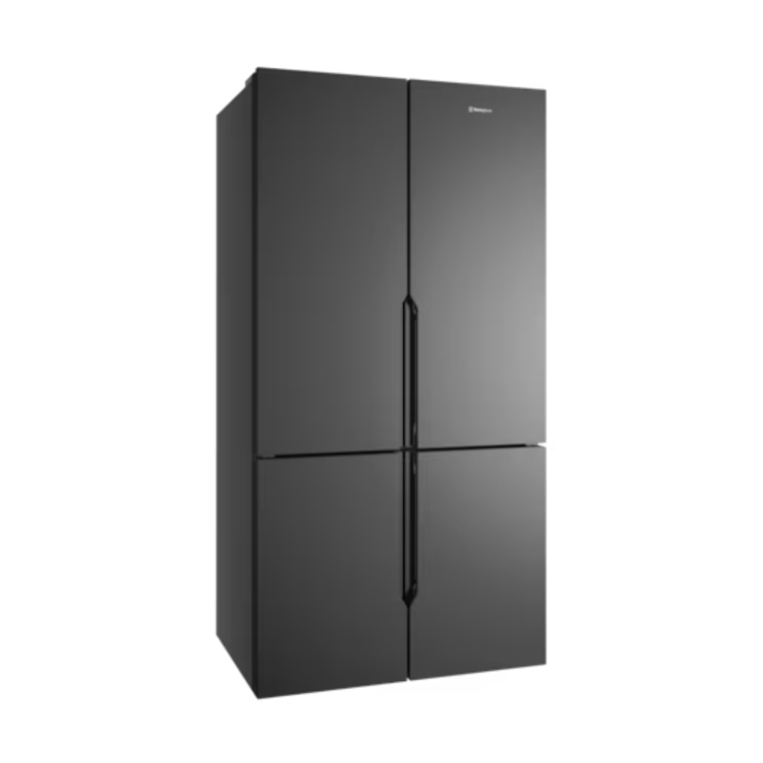 Westinghouse 564L Quad Door Fridge Matte Charcoal Black