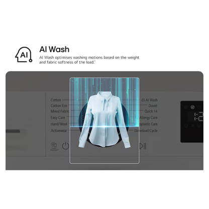 LG 9kg Series 3 AI Front Load Washing Machine