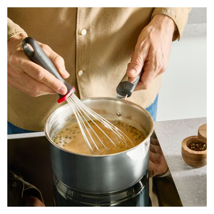 Tefal Space+ Emotion+ Induction Stainless Steel Uncoated Saucepan 16cm + Lid