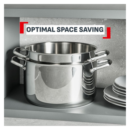 Tefal Space+ Emotion+ XL Induction Stainless Steel Big Pot 9.6L