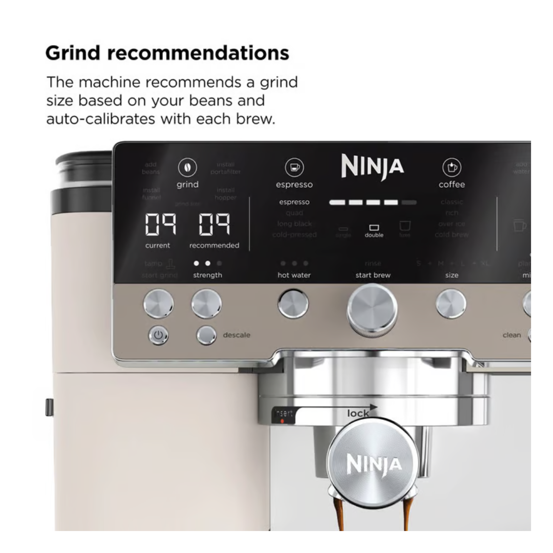 Ninja Luxe Cafe Espresso Machine Oat Milk