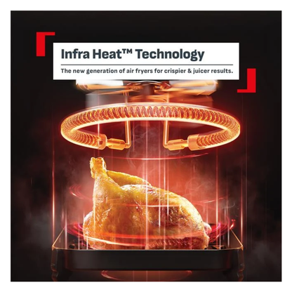 Tefal Ever Fry Infra Heat Dual 11L Detachable Front Air Fryer