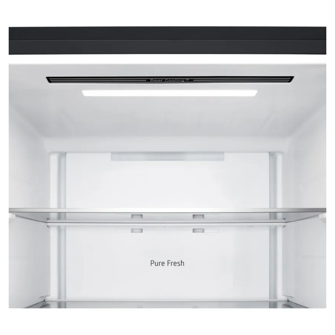 LG 436L Bottom Mount Fridge Matte Black