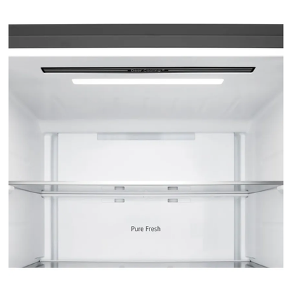 LG 436L Bottom Mount Fridge Stainless Steel