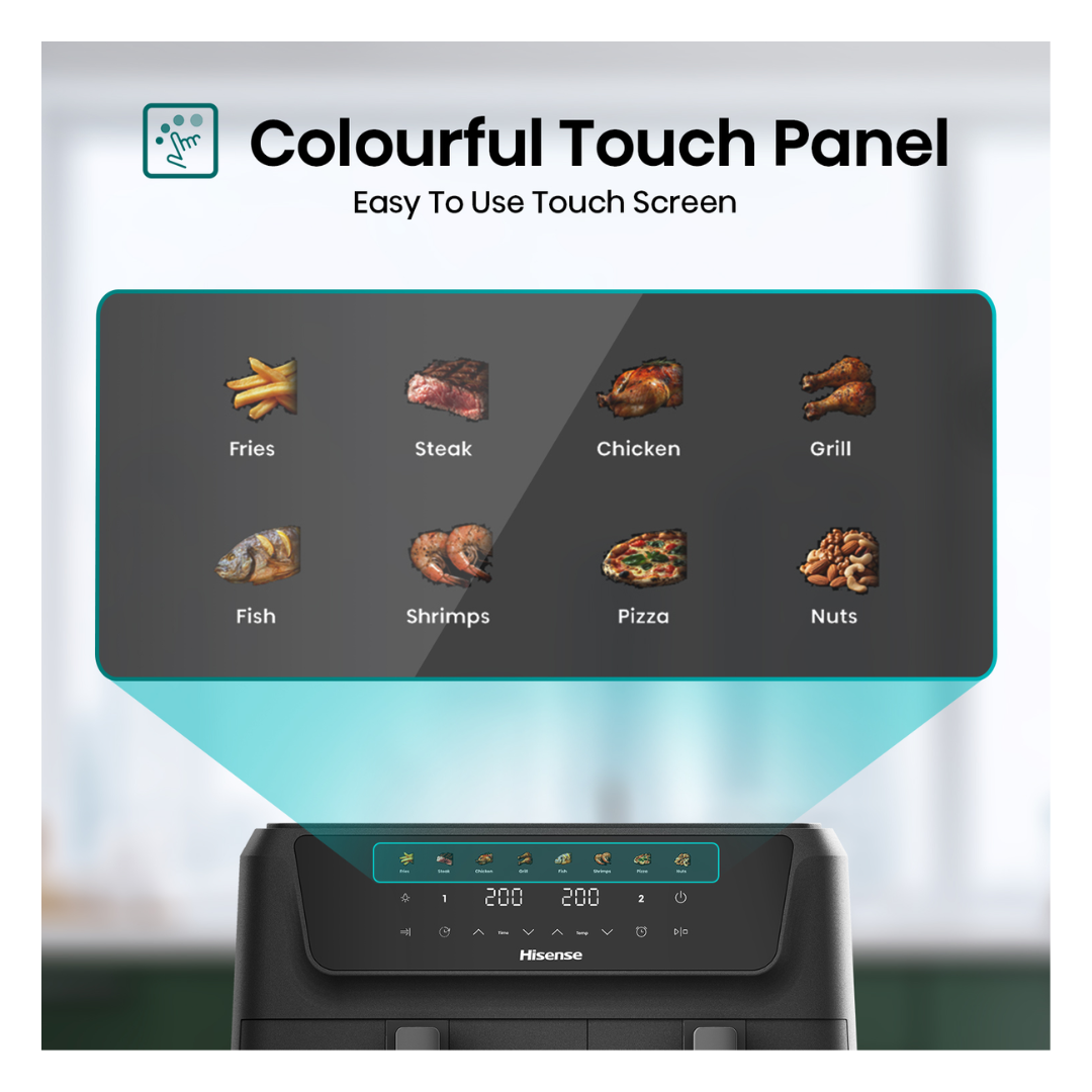 Hisense 11L Dual Basket Air Fryer