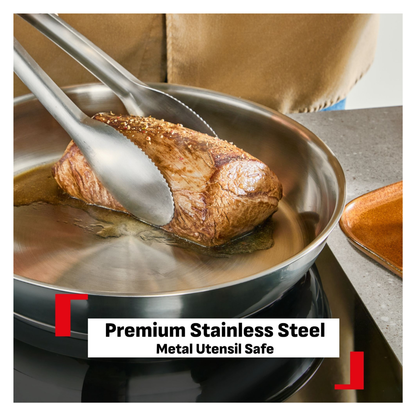 Tefal Ingenio Emotion+ Induction Uncoated Stainless Steel 13pc Set