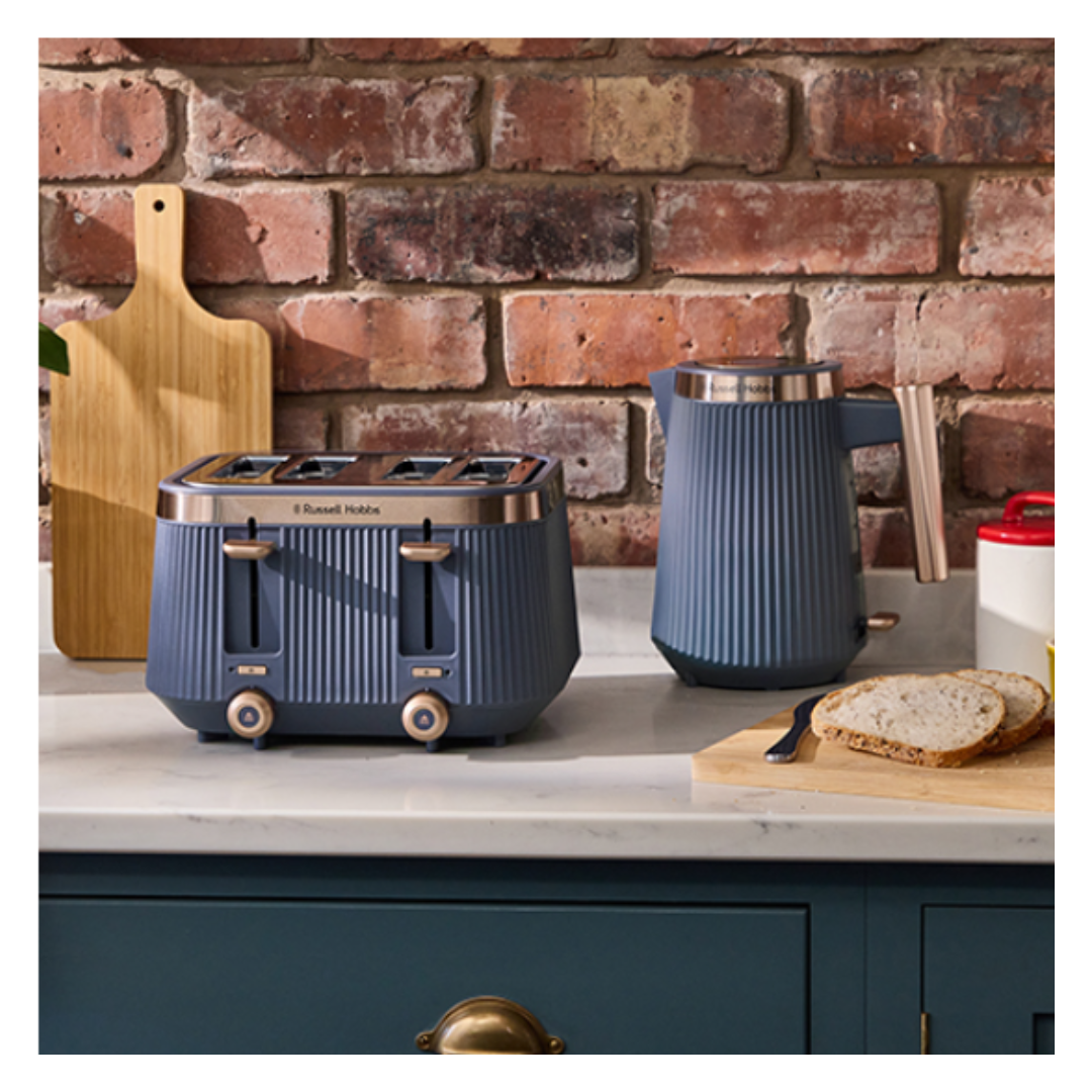 Russell Hobbs Bronte 4 Slice Toaster - Soft Navy