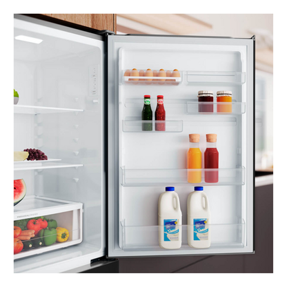 Westinghouse 425L Bottom Mount Fridge with AutoSense Charcoal Black