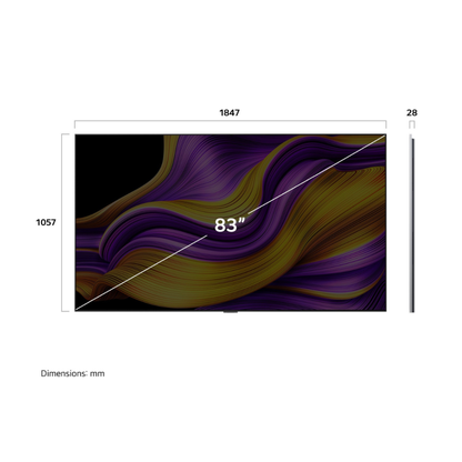 LG 83" OLED EVO G5 4K UHD SMART TV (2025)