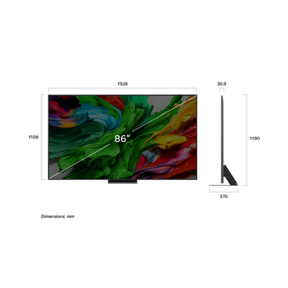 LG 86" QNED EVO QNED86A 4K UHD Mini-LED SMART TV (2025)
