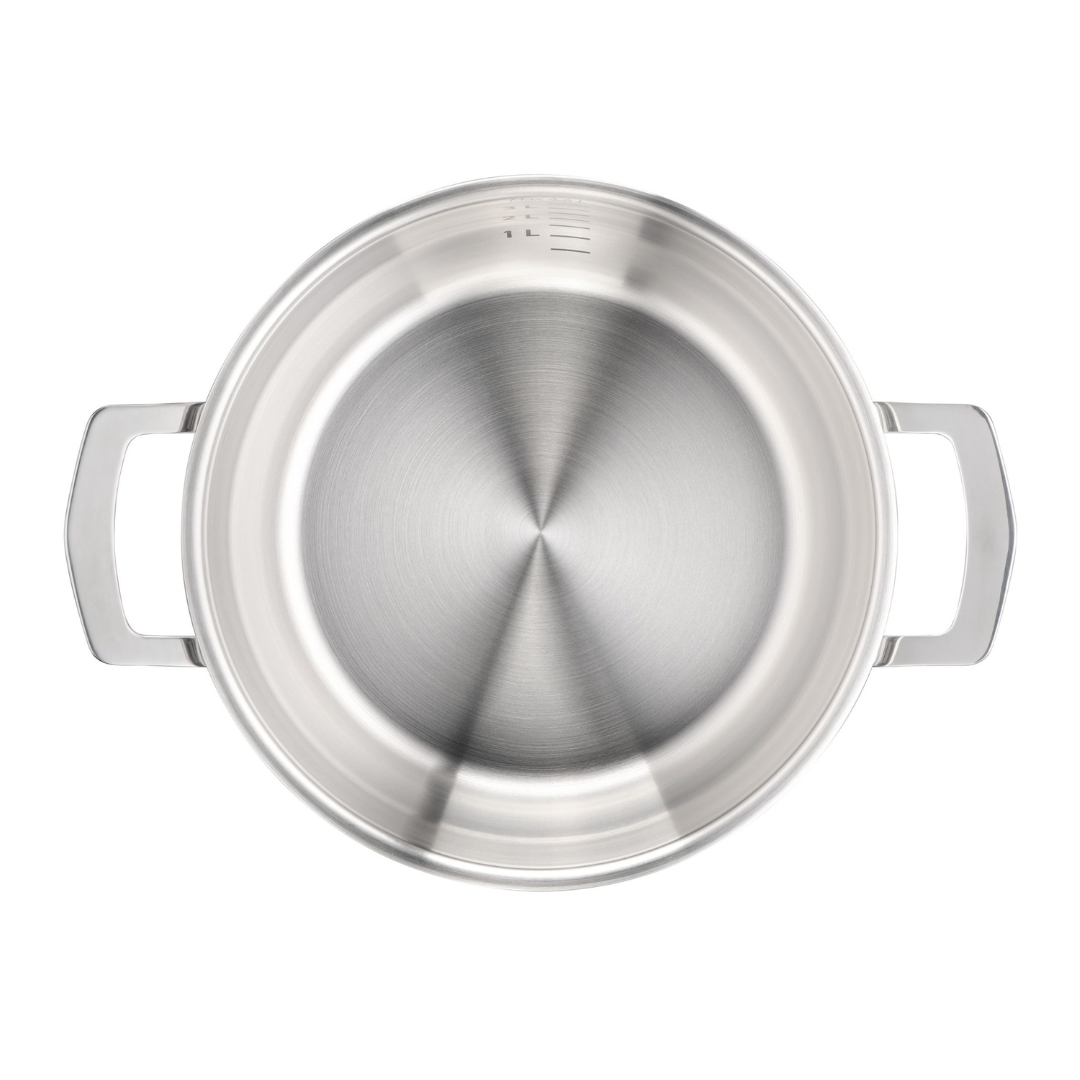 Tefal Emotion+ Gourmet Induction Stainless Steel Uncoated Dutch Oven 24cm