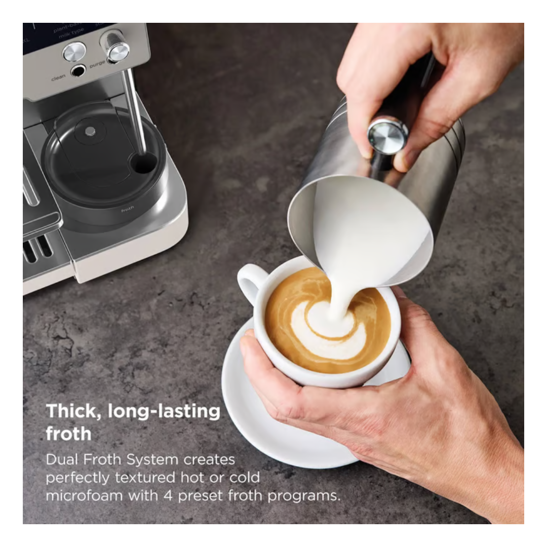Ninja Luxe Cafe Espresso Machine Oat Milk