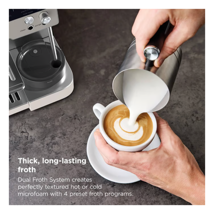 Ninja Luxe Cafe Espresso Machine Oat Milk