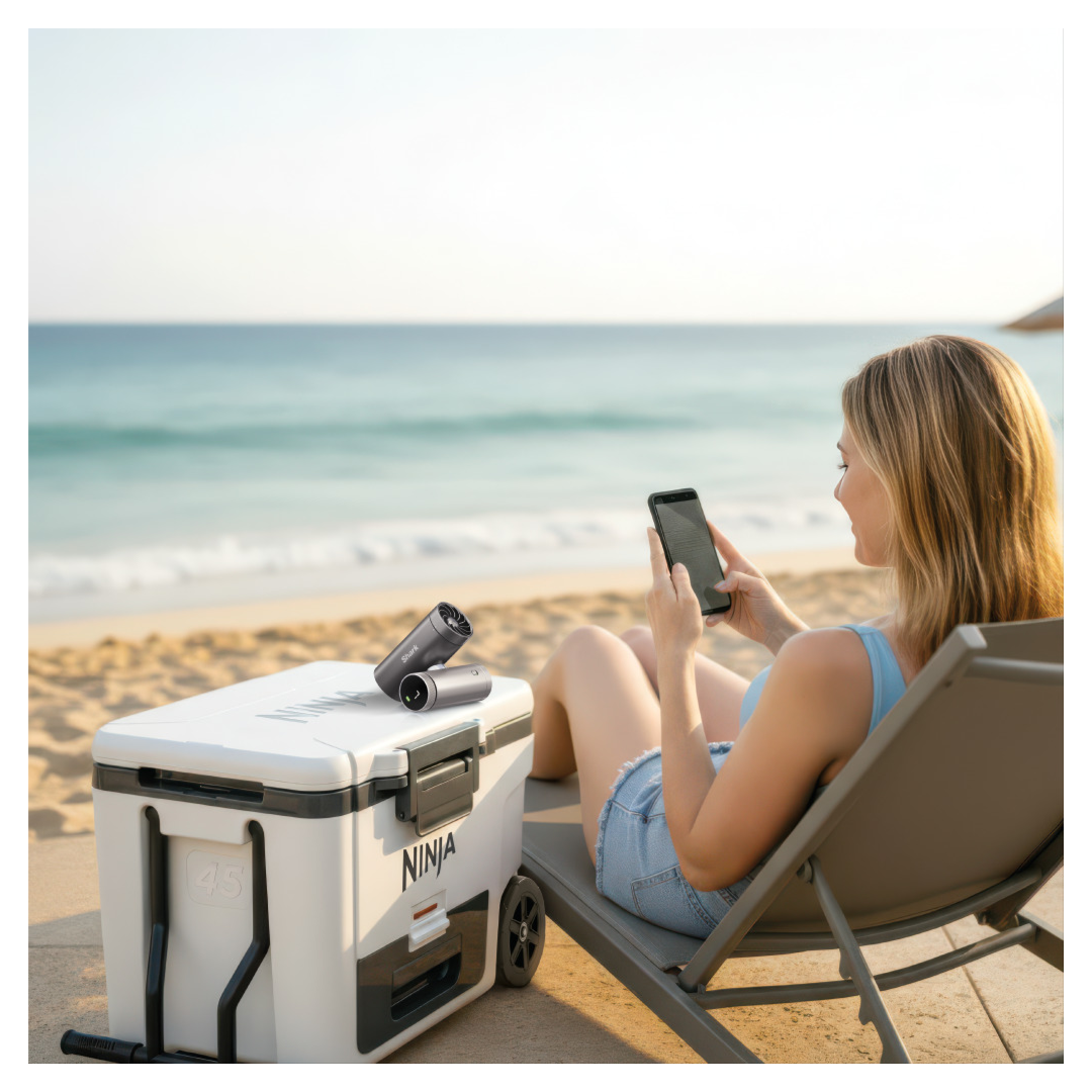 Shark ChillPill 3-in-1 Personal Cooling System - Charcoal