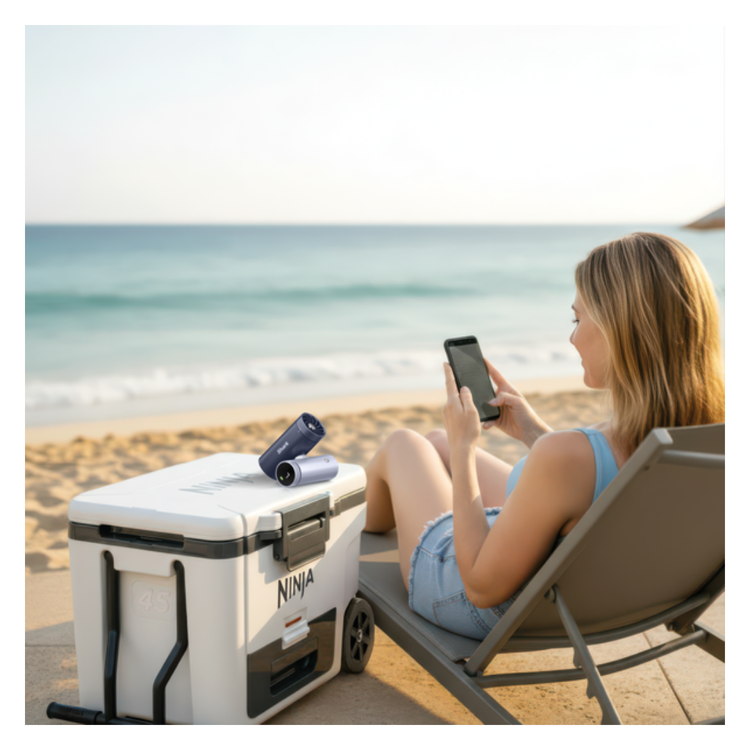 Shark ChillPill 3-in-1 Personal Cooling System - Navy