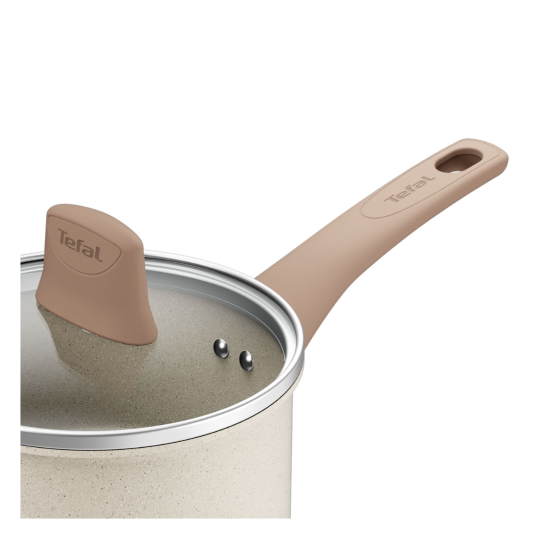 Tefal White Stone Induction Non-Stick 5pc Cookware Set