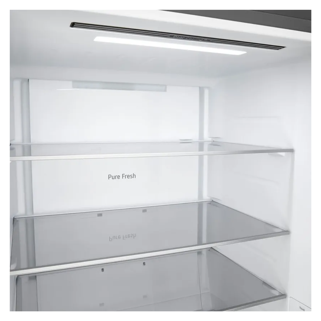 LG 436L Bottom Mount Fridge Stainless Steel
