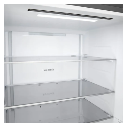 LG 436L Bottom Mount Fridge Stainless Steel