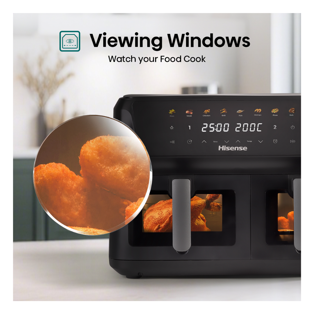 Hisense 11L Dual Basket Air Fryer