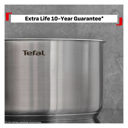 Tefal Ingenio Emotion+ Induction Uncoated Stainless Steel 4pc Frypan Set