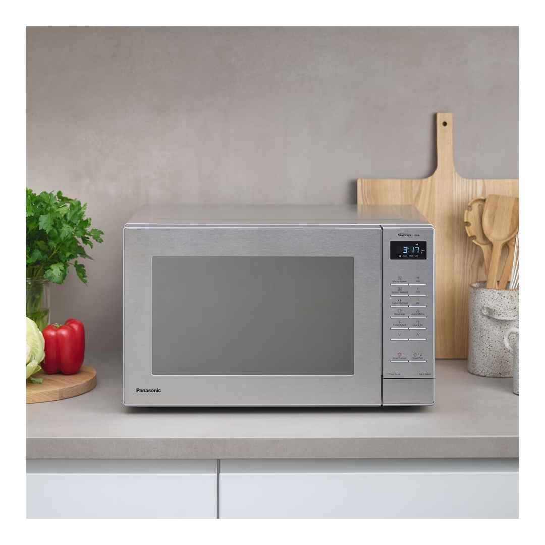 Panasonic 32L 1100W Inverter Microwave Stainless Steel