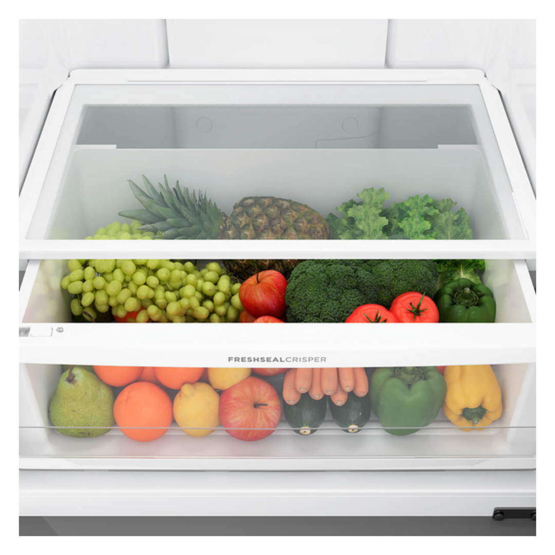 Westinghouse 425L Bottom Mount Fridge with AutoSense Charcoal Black