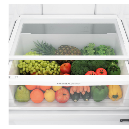 Westinghouse 425L Bottom Mount Fridge with AutoSense White