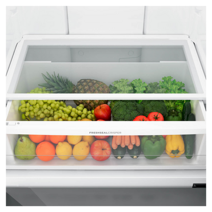 Westinghouse 496L Bottom Mount Fridge with AutoSense Silver