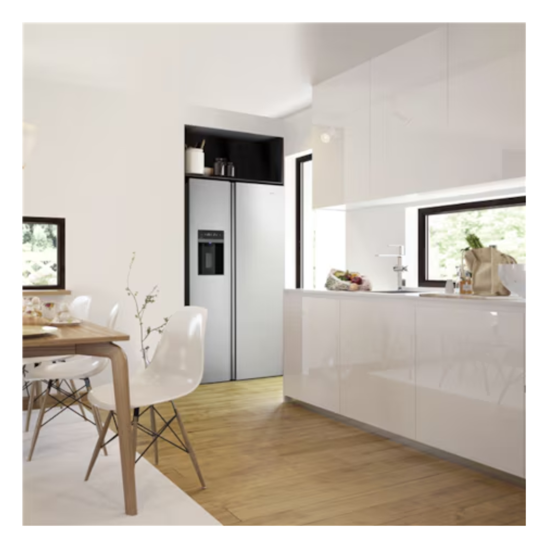 Westinghouse 596L Side By Side Fridge - Stainless Steel