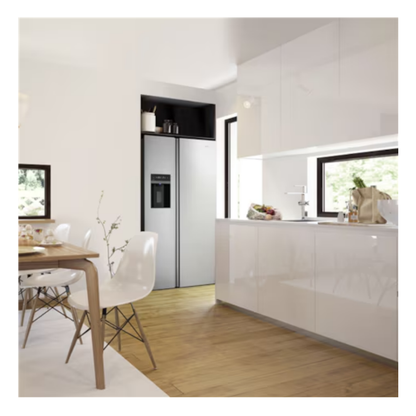 Westinghouse 596L Side By Side Fridge - Stainless Steel