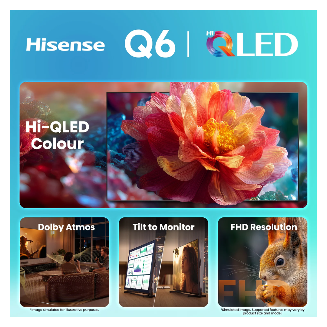 Hisense 32" Q6SAU FHD QLED Smart TV (2026)