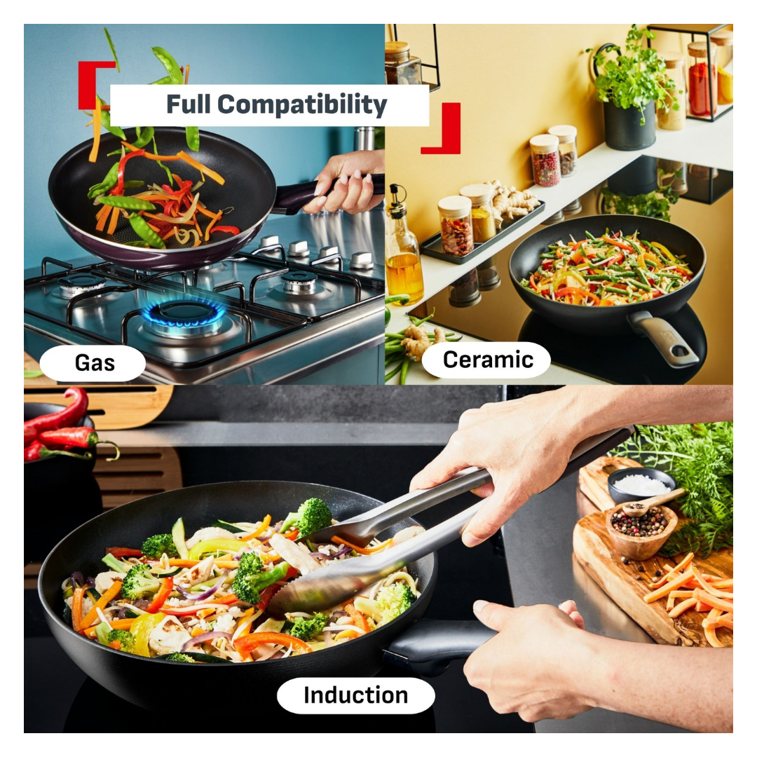 Tefal Recycle Induction Ceramic Green Lichen Non-Stick Frypan 20cm