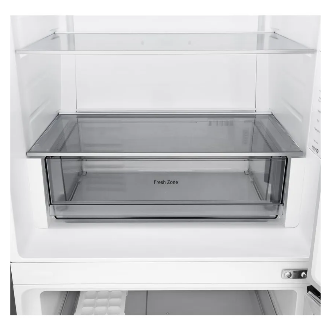 LG 436L Bottom Mount Fridge Stainless Steel