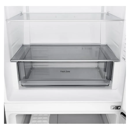 LG 436L Bottom Mount Fridge Stainless Steel