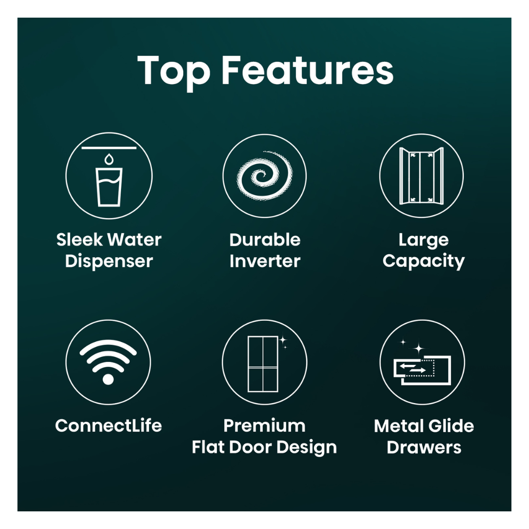 Hisense 544L PureFlex French Door Fridge