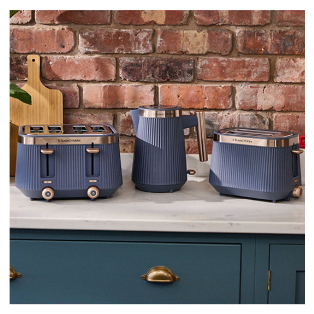 Russell Hobbs Bronte 4 Slice Toaster - Soft Navy