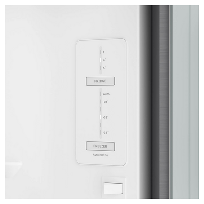 Westinghouse 425L Bottom Mount Fridge with AutoSense Silver