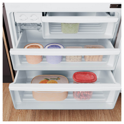 Westinghouse 496L Bottom Mount Fridge with AutoSense Silver