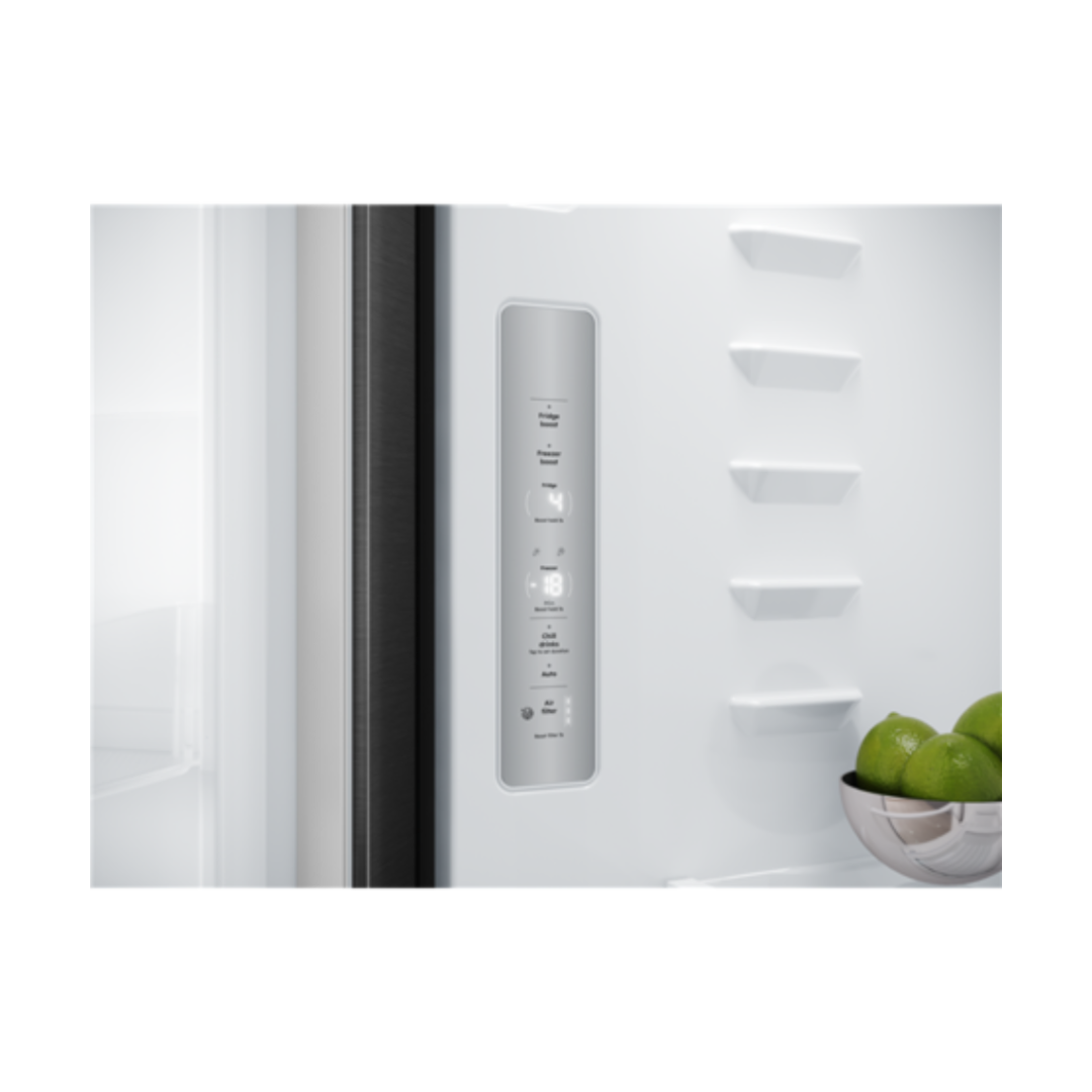 Westinghouse 564L Quad Door Fridge Matte Charcoal Black