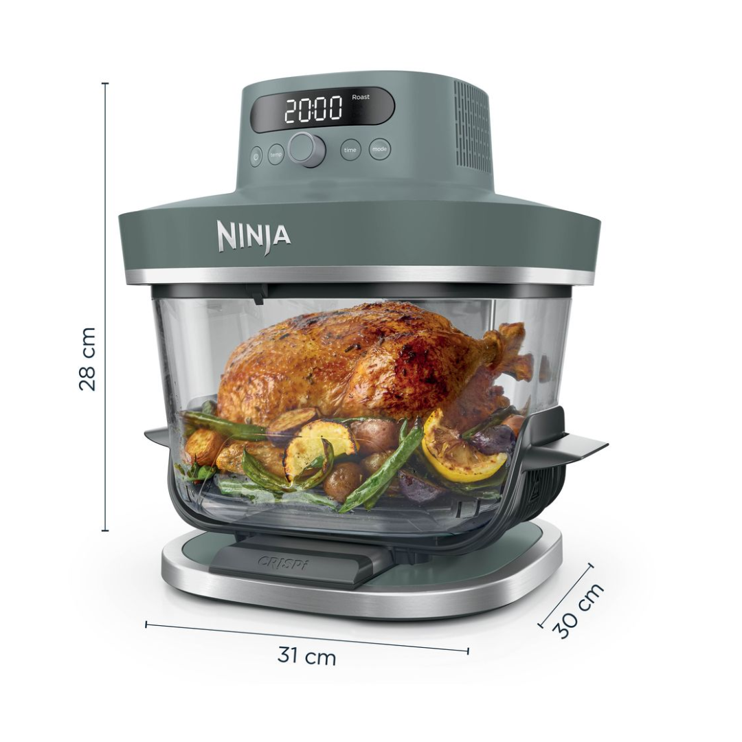 Ninja Crispi Pro 6-in-1 Countertop Glass Air Fryer - Sage Green