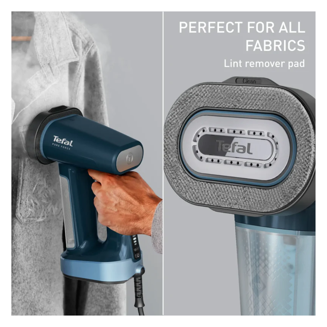 Tefal Pure Force 3 in 1 Handheld Garment Steamer