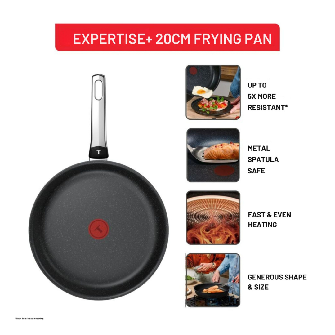 Tefal Expertise+ Induction Non-Stick Frypan 20cm