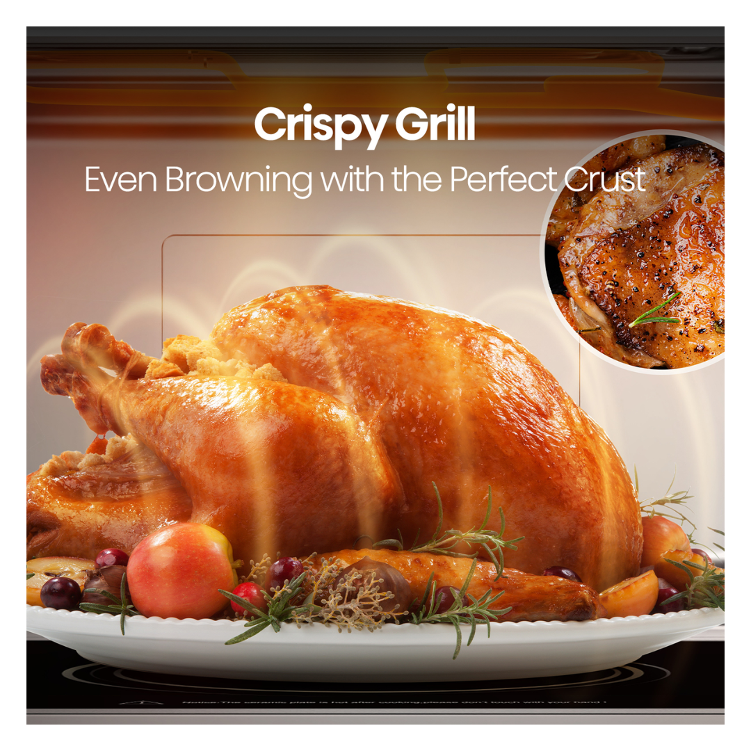 Hisense 30L 1000W Inverter Flatbed Microwave