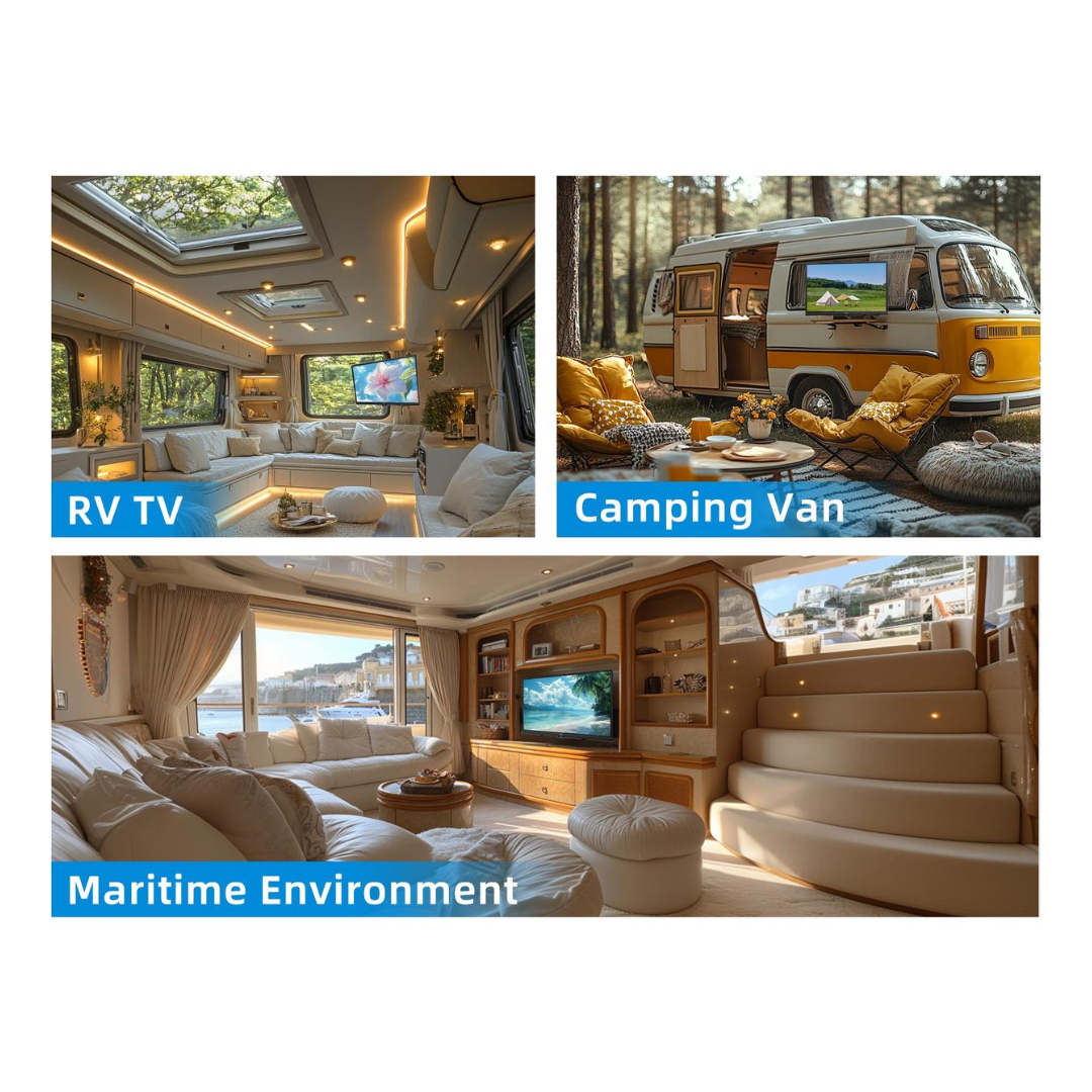 ChiQ 24" 12 Volt Caravan HD Google TV (2026)
