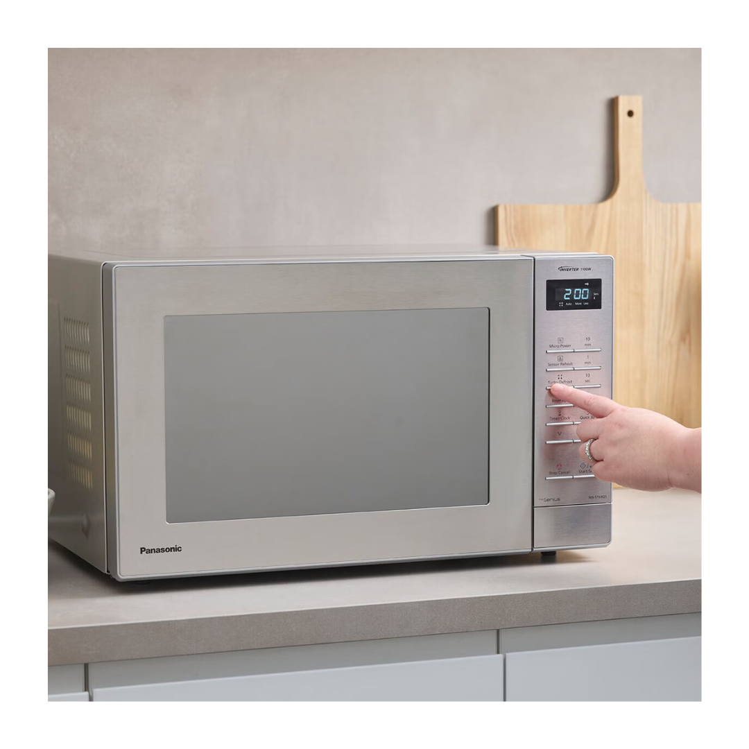 Panasonic 32L 1100W Inverter Microwave Stainless Steel