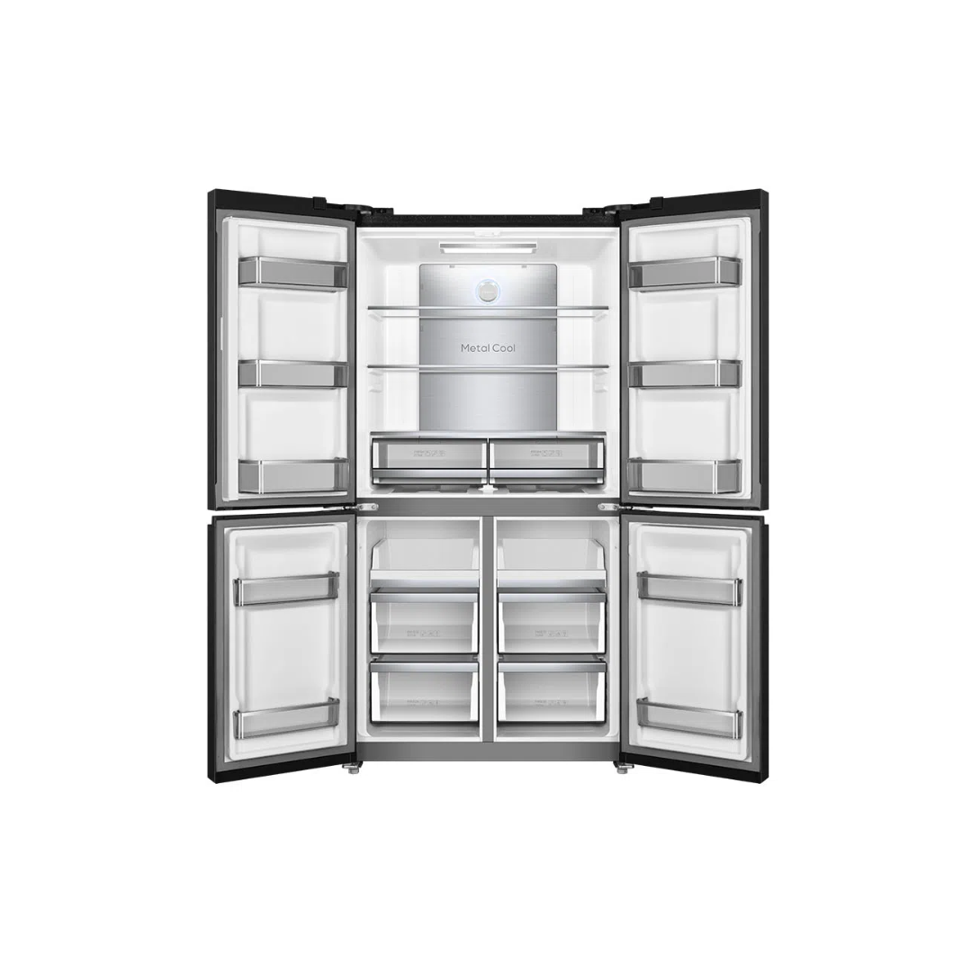 TCL 596L Quad Door Fridge Matte Black