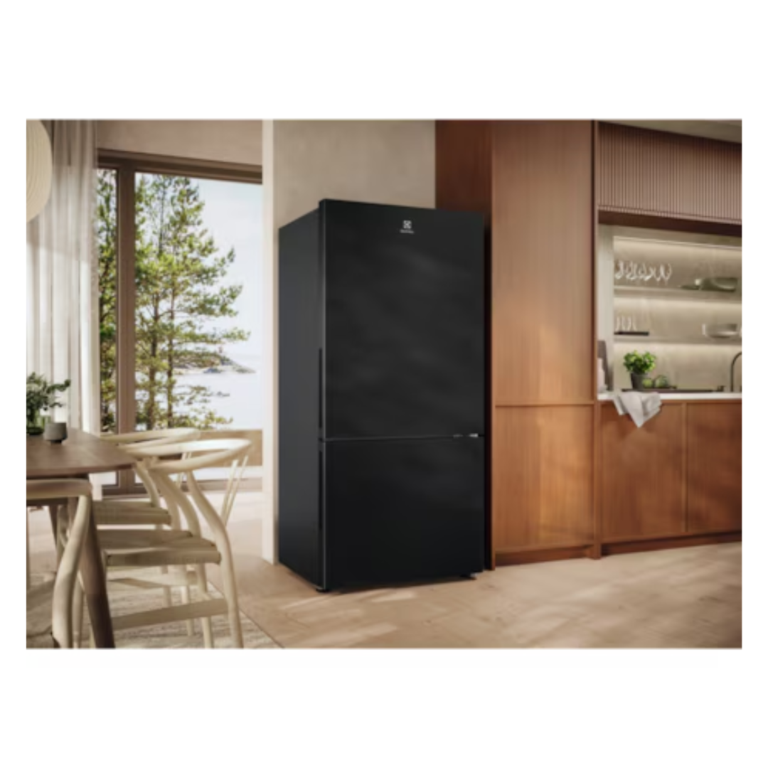 Electrolux 496L Bottom Mount Fridge Matt Charcoal Black
